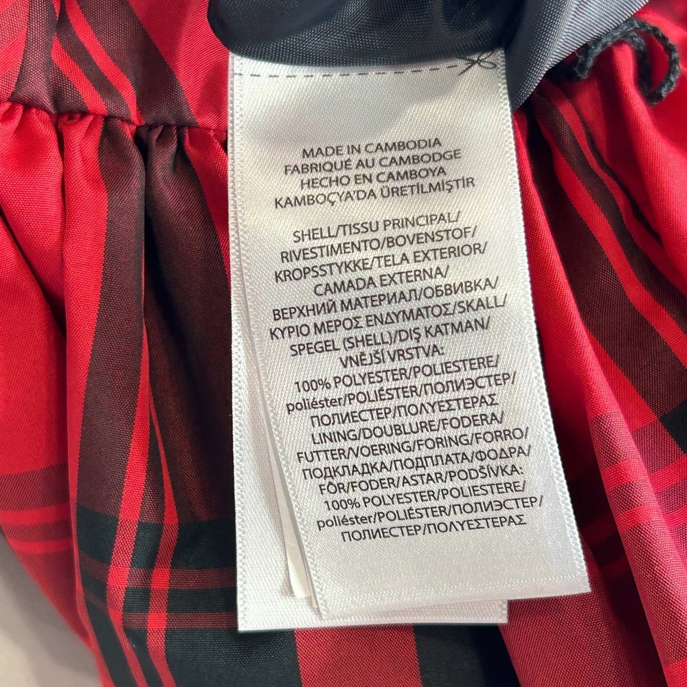 Polo Ralph Lauren Girls Red Black Plaid Taffeta Holiday Dress Size 12 - Picture 4 of 9
